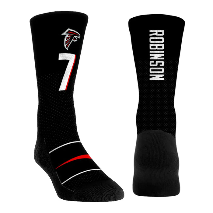 Bijan Robinson - Atlanta Falcons - Jersey (Black) by Rock 'Em Socks