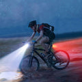 Bike Headlight TailLight IP65 Waterproof Anti-Drop Rechargeable Bicycle Light Set by DailySale