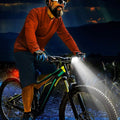 Bike Headlight TailLight IP65 Waterproof Anti-Drop Rechargeable Bicycle Light Set by DailySale