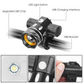 Bike Headlight USB Rechargeable with Bracket by DailySale