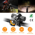 Bike Headlight USB Rechargeable with Bracket by DailySale