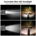 Bike Headlight USB Rechargeable with Bracket by DailySale