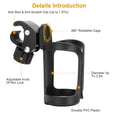 Bike Water Bottle Holder 360° Rotating Drink Cup Cage by DailySale