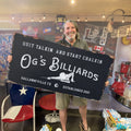 Billiards Room Sign by Tailored Canvases