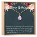 Birthday Birthstone Necklace, Multiple Styles Necklace by Dear Ava