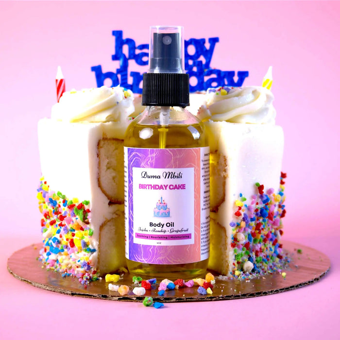 Birthday Cake Body Oil by Duma Mbili LLC
