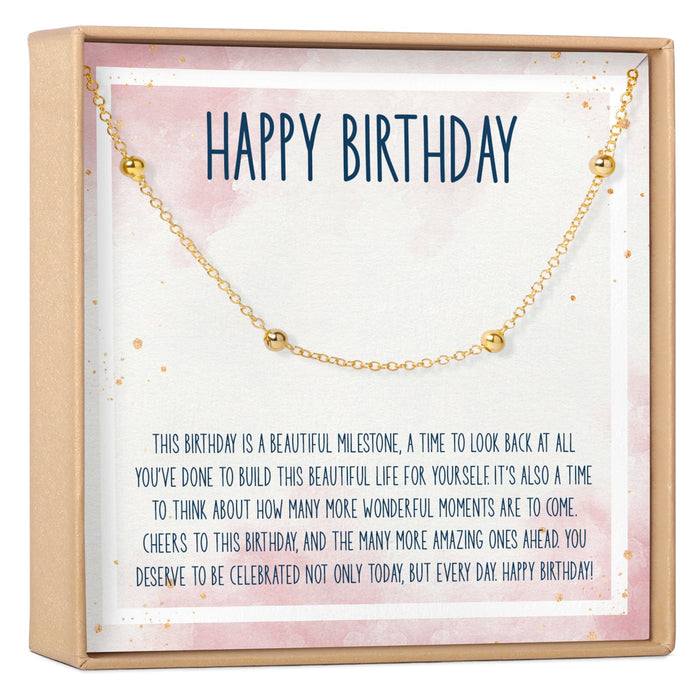 Birthday Gift Dot Bracelet by Dear Ava