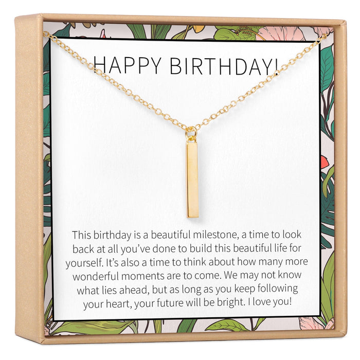 Birthday Necklace by Dear Ava