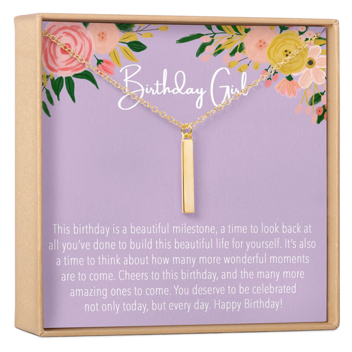 Birthday Necklace by Dear Ava