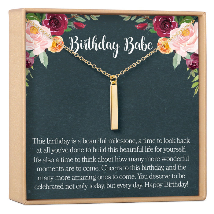 Birthday Necklace by Dear Ava
