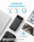 Anker Power Bank (20K, 87W, Built-In USB-C Cable) by Anker