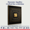 Black And Gold Core Wall Art by Tailored Canvases