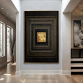 Black And Gold Core Wall Art by Tailored Canvases