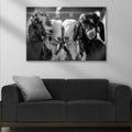 Black And White Baby Goats Canvas Wall Art by Tailored Canvases