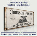 Black Angus Cattle Sign by Tailored Canvases