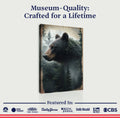 Black Bear Exposure Wall Art by Tailored Canvases