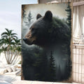 Black Bear Exposure Wall Art by Tailored Canvases