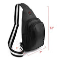 Black Crossbody Shoulder Sling Bag by DailySale