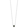 Black Cultured Tahitian Pearl Necklace by Fine Color Jewels