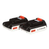 BLACK+DECKER LBXR20-OPE2 20V MAX Lithium-Ion Battery, 2-Pack