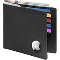 Black Genuine Leather Wallet Case - Apple AirTag by Zerodamage Sahara Case LLC