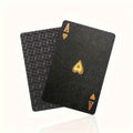 Black Golden Foil Poker Playing Cards by DailySale