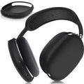Black Liquid Silicone Cover Case - Apple AirPods Max by Zerodamage Sahara Case LLC