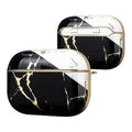 Black Luxury Marble Case - Apple AirPods Pro (1st Generation) by Zerodamage Sahara Case LLC