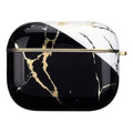 Black Luxury Marble Case - Apple AirPods Pro (1st Generation) by Zerodamage Sahara Case LLC
