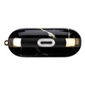 Black Luxury Marble Case - Apple AirPods Pro (1st Generation) by Zerodamage Sahara Case LLC
