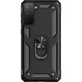 Black Military Kickstand Series Case - Samsung Galaxy S21 FE 5G by Zerodamage Sahara Case LLC