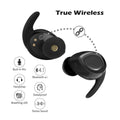 Black Mini Wireless Bluetooth Twins Earbuds Mic True Bass Stereo In-Ear TWS Earphones by DailySale