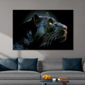 Black Panther Head Canvas Wall Art by Tailored Canvases