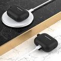 Black Silicone Case - AirPods Pro 2 (2nd Generation) by Zerodamage Sahara Case LLC