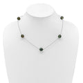 Black Tahitian Pearl By The Yard Necklace by Fine Color Jewels