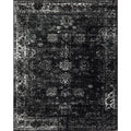 Unique Loom Sofia Casino Sofia Casino Black 7x10 Area Rug by Vanessa Jane