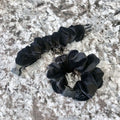 Black Velvet Buckle Scrunchie - No Snagging, No Tangles by Buckle Scrunchies by RE.STATEMENT