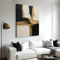 Black White and Gold Wall Art by Tailored Canvases