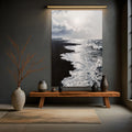 Black & White Waves Abstract Wall Art by Tailored Canvases