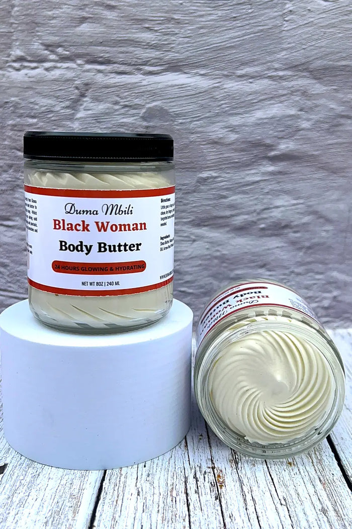 Black Woman Whipped Body Butter by Duma Mbili LLC