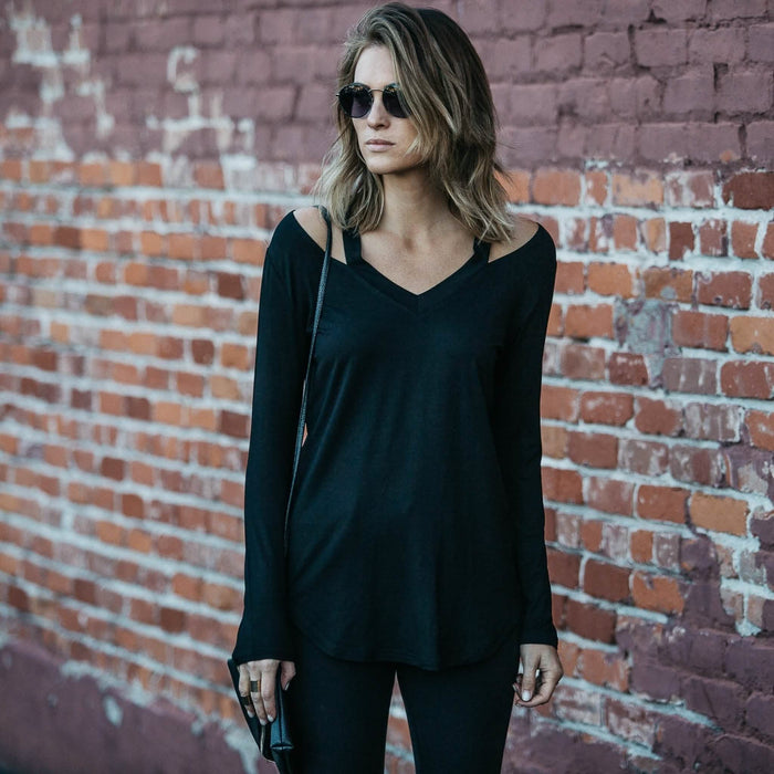 Cut Loose Long Sleeve Shirt by DailySale