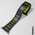 Steel & Silicone Apple Watch Band Series 11/10/9/8/7/6/5/4/ SE / Ultra 1/2/3 by Arleathercraft