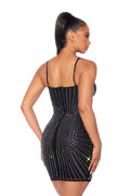 Beaded Bustier Dress by The House of Stylez
