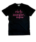 Rich Auntie Vibes Tee -Pink {Unisex} by The House of Stylez