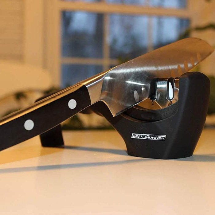 Bladerunner Kitchen Knife Sharpener - Fast Precision 3 Step Sharpening System by DailySale