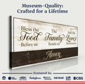 Bless The Food Before Us And The Love Between Us Sign V by Tailored Canvases