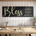 Bless The Food Before Us And The Love Between Us Sign VI by Tailored Canvases