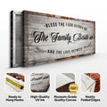 Bless The Food Before Us Kitchen Sign by Tailored Canvases