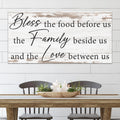 Bless The Food, Family, And Love Sign V by Tailored Canvases