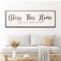 Bless This Home Sign by Tailored Canvases